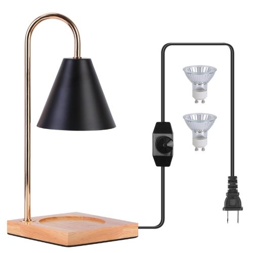Electric Wax Melt Warmer Lamp Dimmable Fragrance Candle Melt Lantern Metal Iron Decorative Melter Light with 2 GU10 Bulbs Electric Wax Melt Warmer Lamp Dimmable Fragrance Candle Melt Lantern Metal Iron Decorative Melter Light with 2 GU10 Bulbs