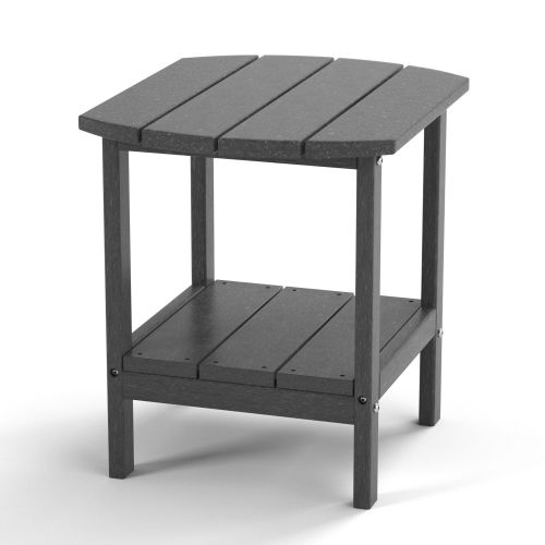 Outdoor Side Table for Adirondack Chairs; All-Weather Resistant Humidity-Proof Waterproof Stain-Proof Accent Tables Outdoor Side Table for Adirondack Chairs; All-Weather Resistant Humidity-Proof Waterproof Stain-Proof Accent Tables